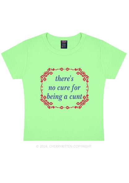 No Cure For Cxxt Y2K Baby Tee Cherrykitten