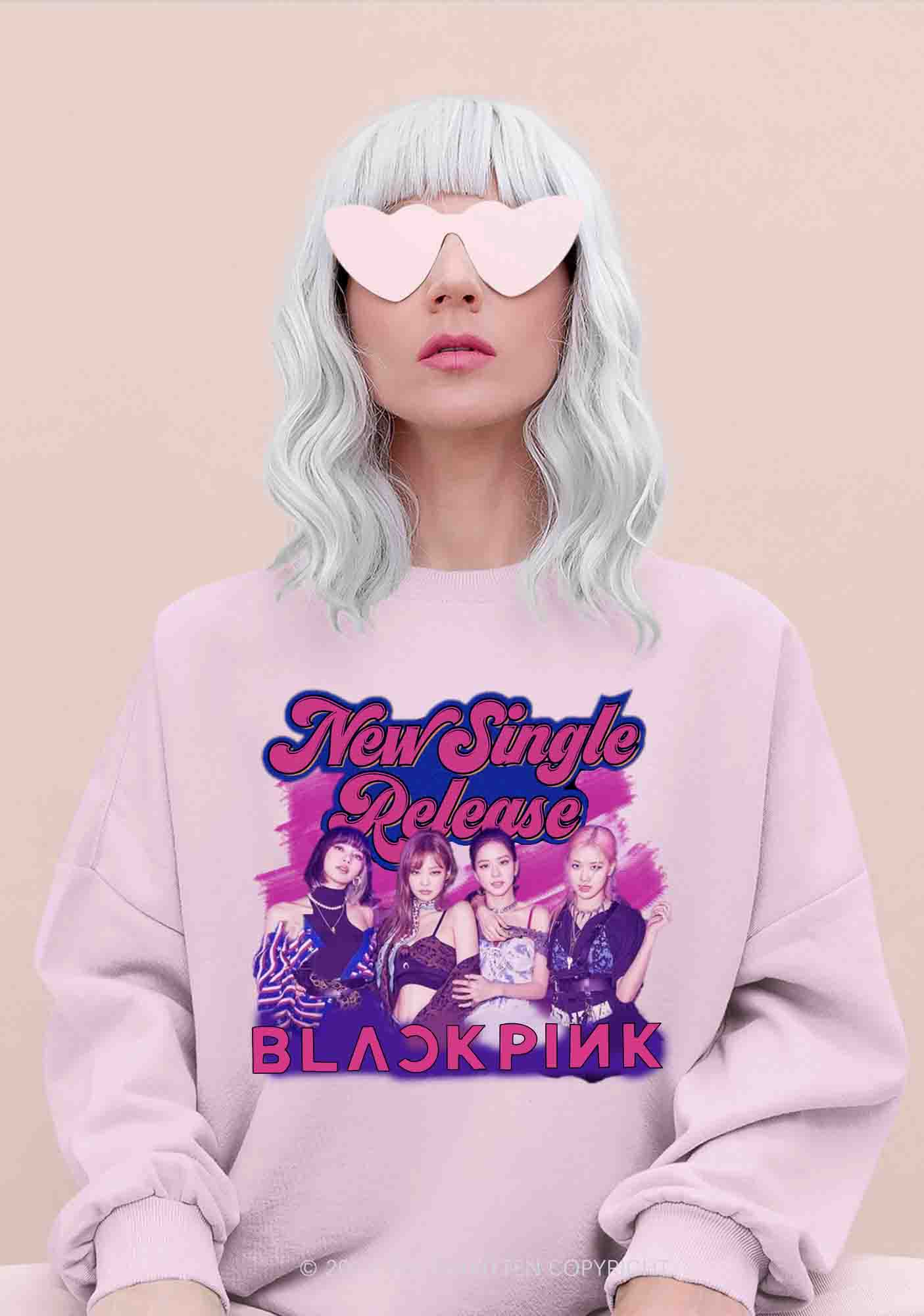 BP New Single Release Kpop Y2K Sweatshirt Cherrykitten