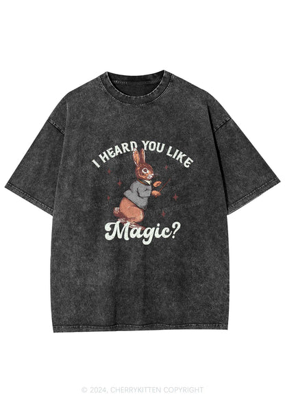 I Heard You Like Magic Y2K Washed Tee Cherrykitten