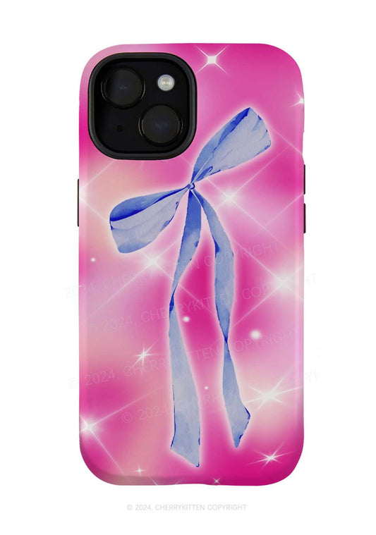 Blue Bow Y2K Phone Case Cherrykitten