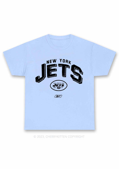 NY Jets Super Bowl Y2K Chunky Shirt Cherrykitten