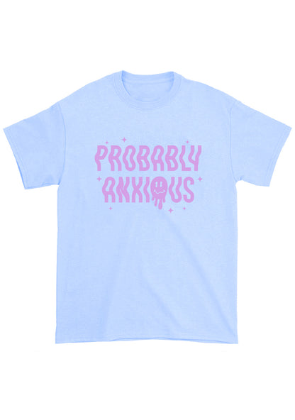 Probably Anxious Grimace Chunky Shirt