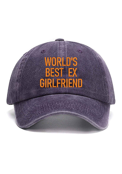 World's Best Ex Girlfriend Embroidered Baseball Cap