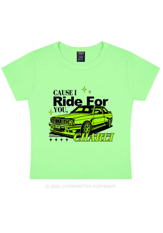 Ride For CX Y2K Baby Tee Cherrykitten