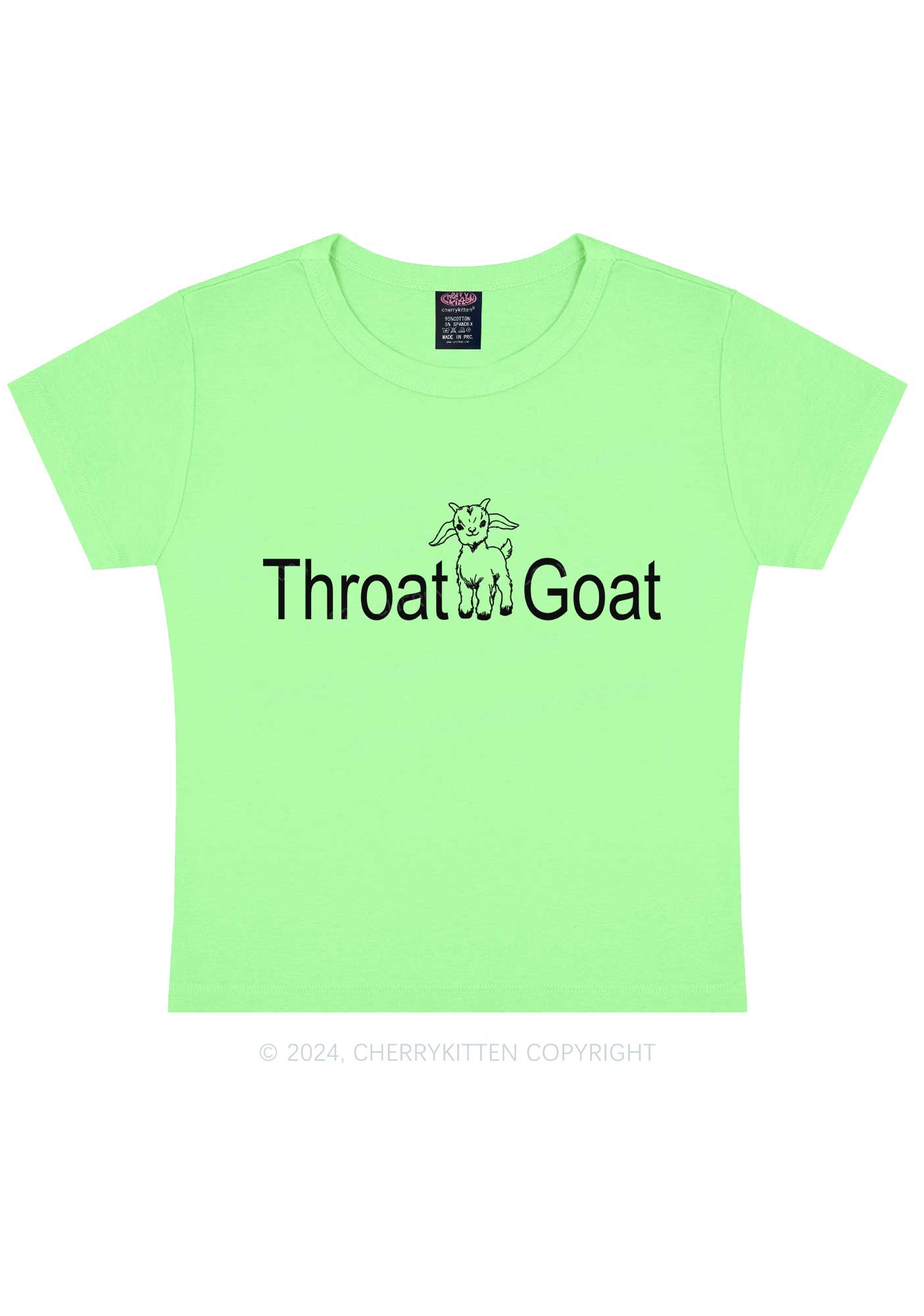 Throat Goat Y2K Baby Tee Cherrykitten