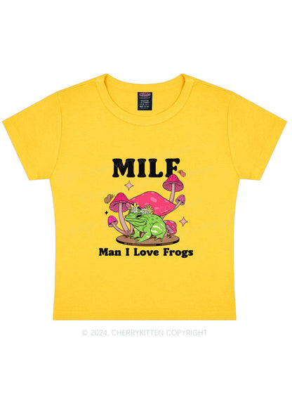 Mxxf Frog Y2K Baby Tee Cherrykitten