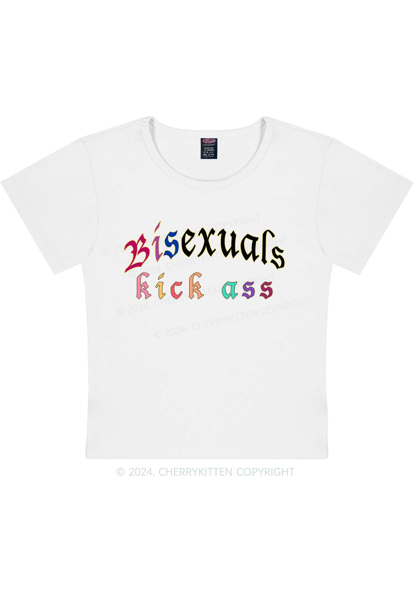 Bisexuals Kick Axx Y2K Baby Tee Cherrykitten