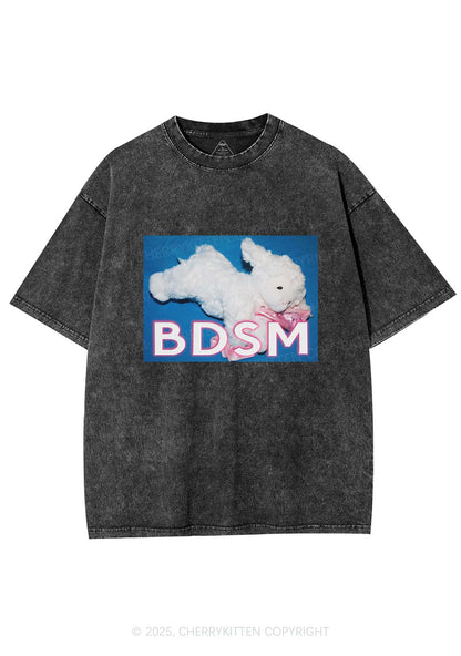 BDSM Goat Y2K Washed Tee Cherrykitten