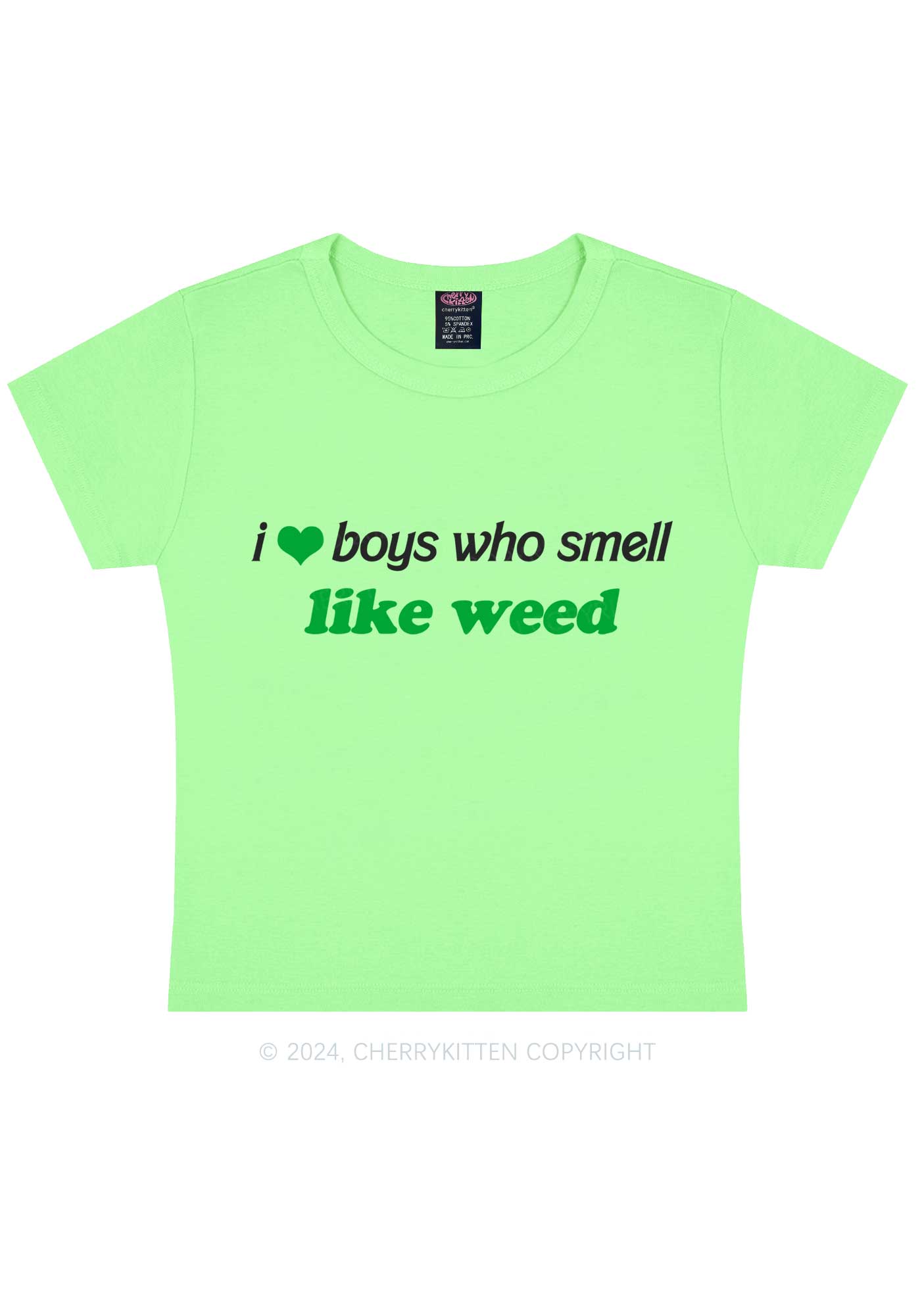 Boys Smell Like Wxxd Y2K Baby Tee Cherrykitten