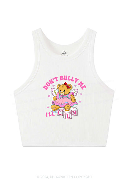 Dont Bully Bear Y2K Crop Tank Top Cherrykitten