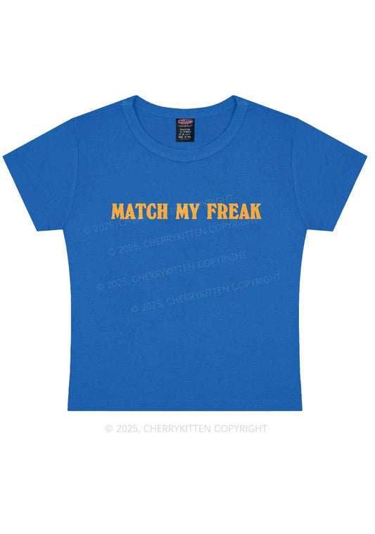 Match My Freak Y2K Baby Tee Cherrykitten