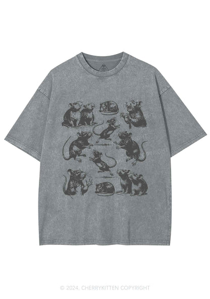 Crazy Rats Y2K Washed Tee Cherrykitten