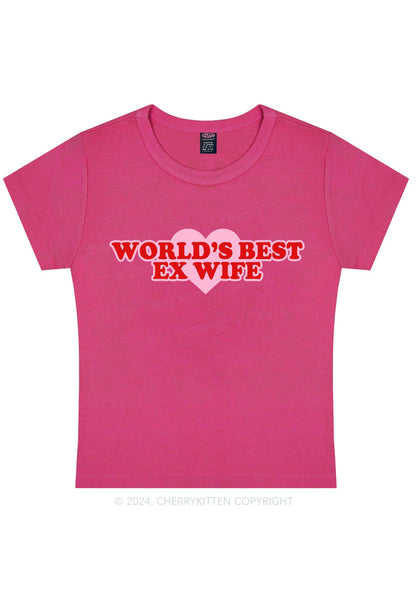 Best Ex Wife Y2K Baby Tee Cherrykitten