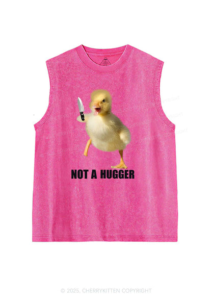 Not A Hugger Y2K Washed Tank Cherrykitten