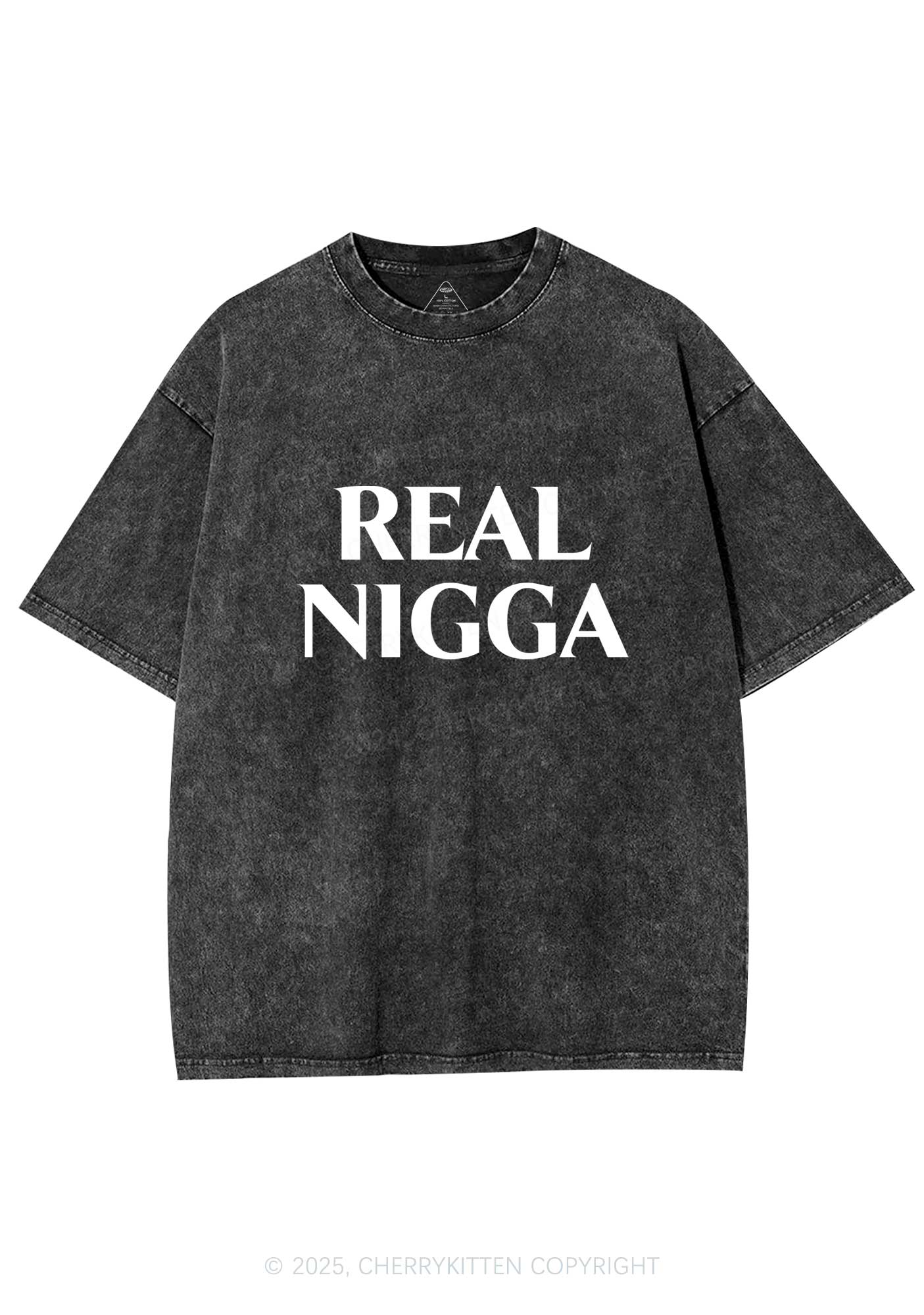 Real Nigga Y2K Washed Tee Cherrykitten