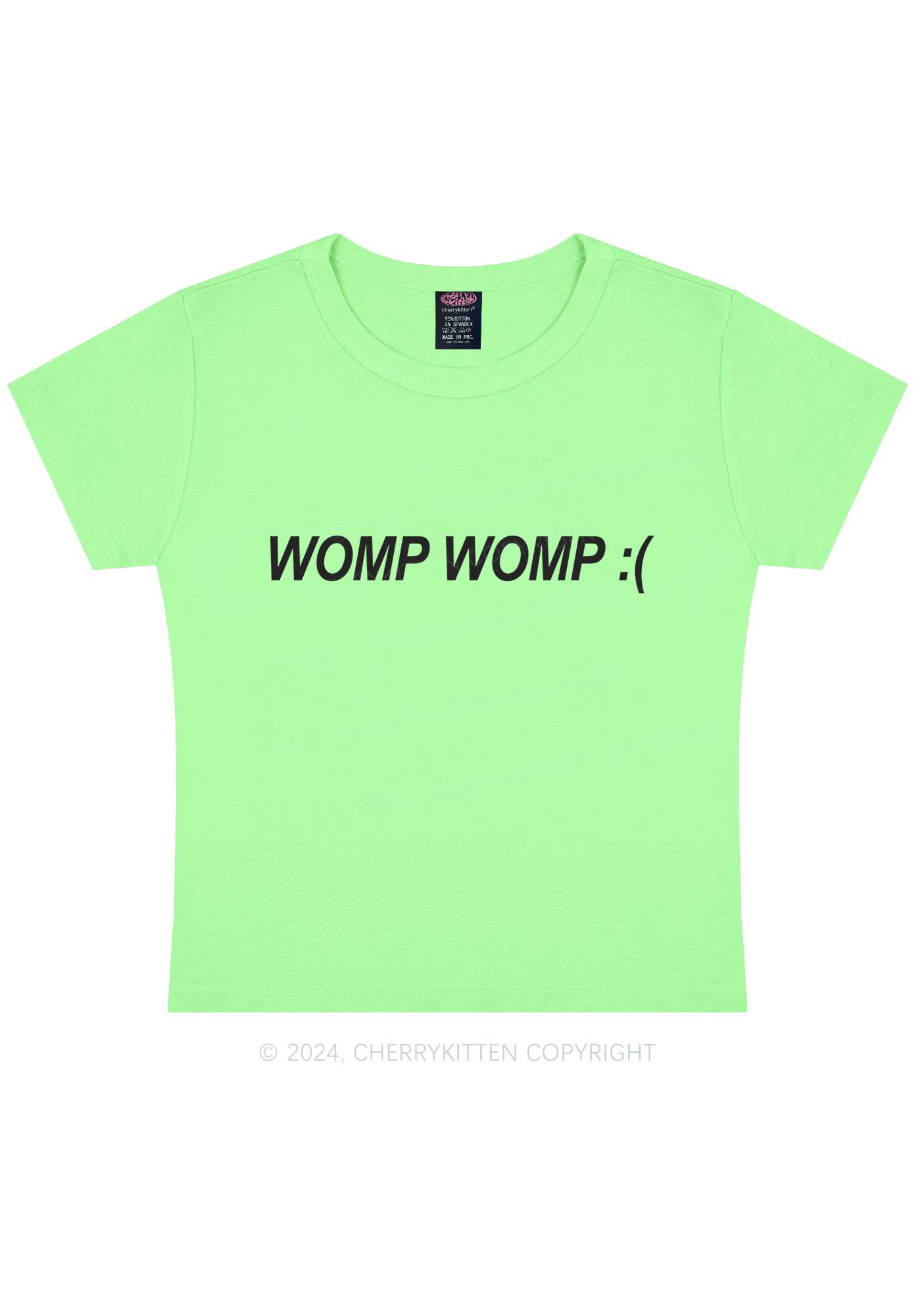 Womp Womp Y2K Baby Tee Cherrykitten