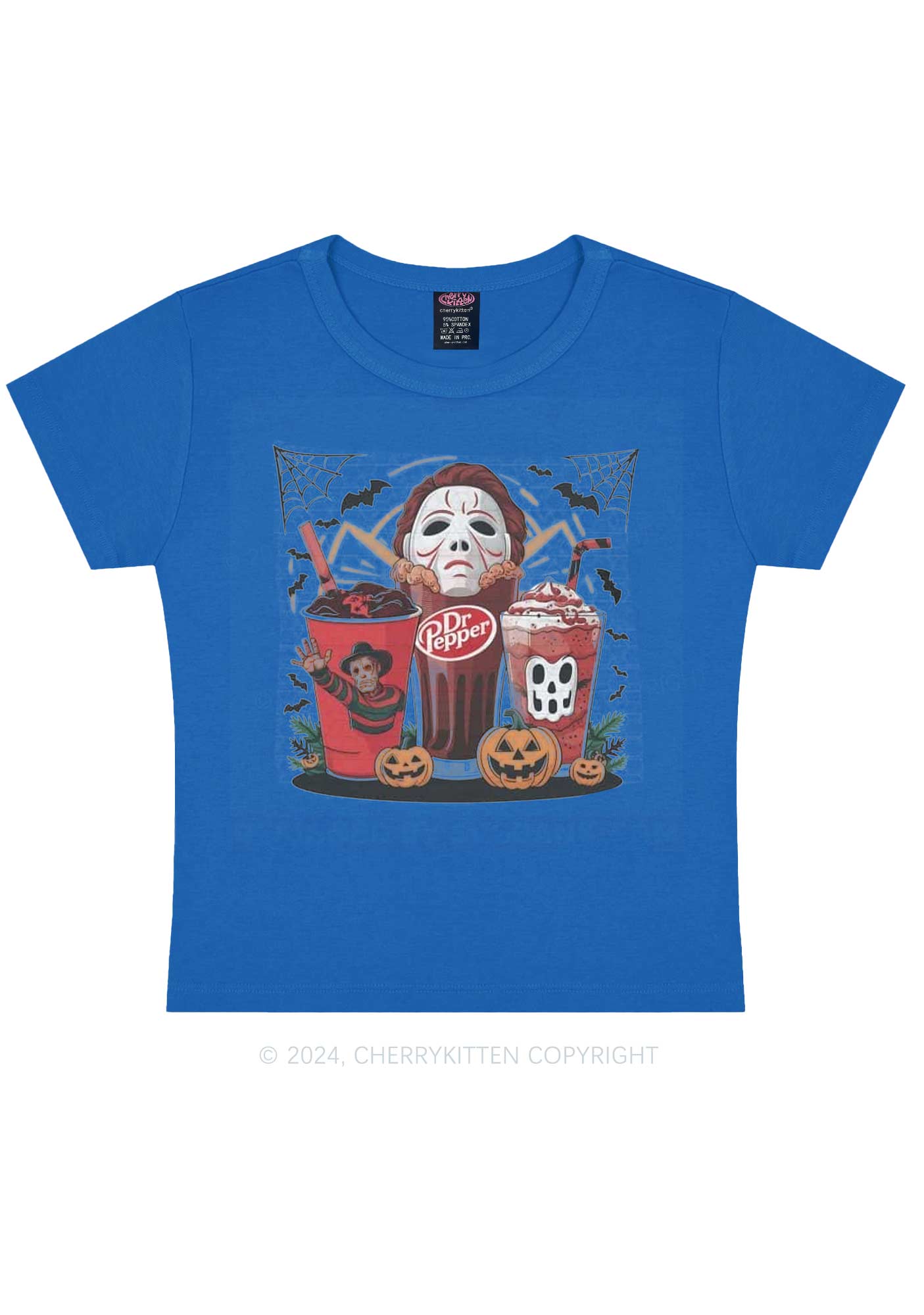 Halloween Coke Y2K Baby Tee Cherrykitten