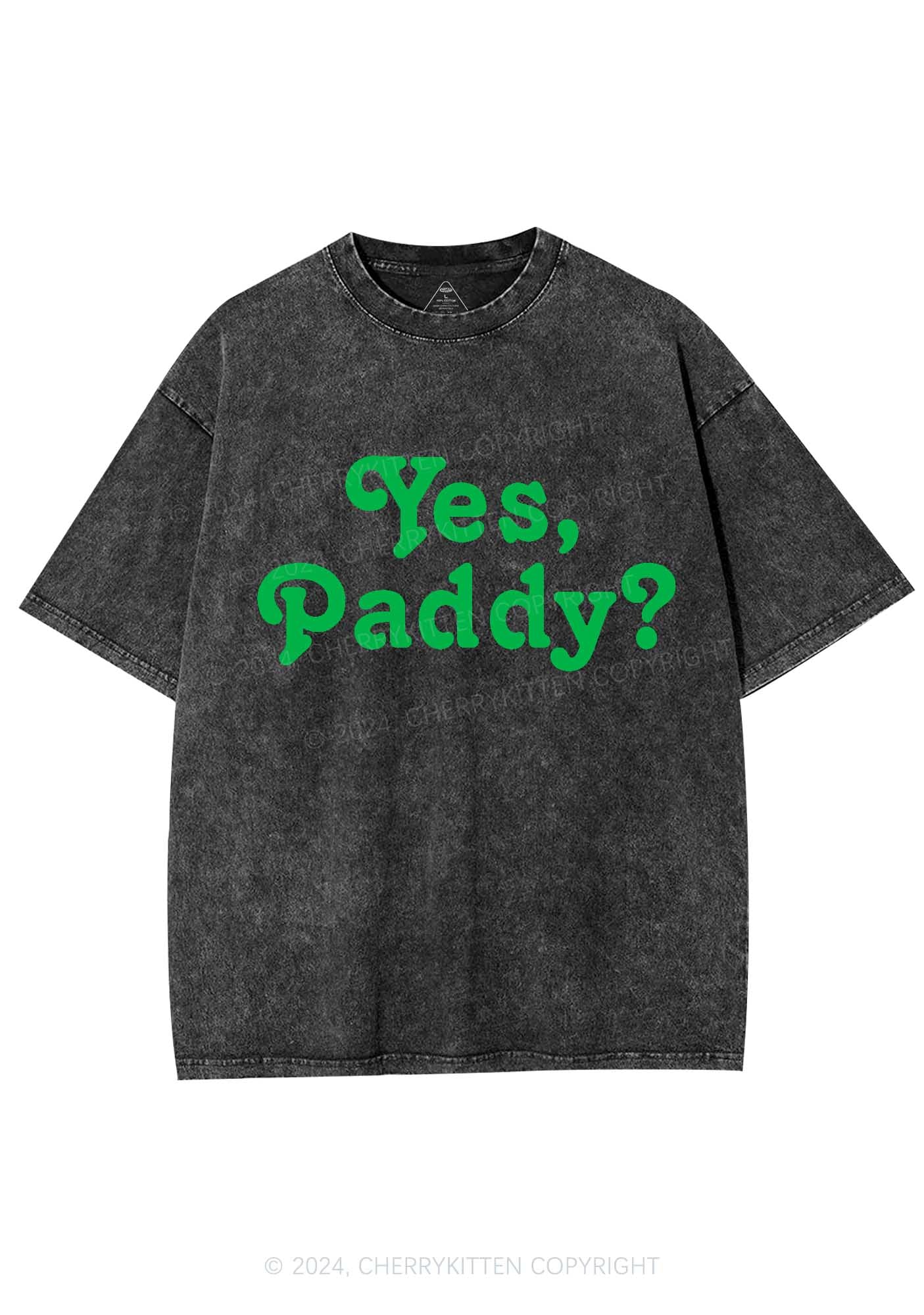 Yes Paddy St Patricks Y2K Washed Tee Cherrykitten