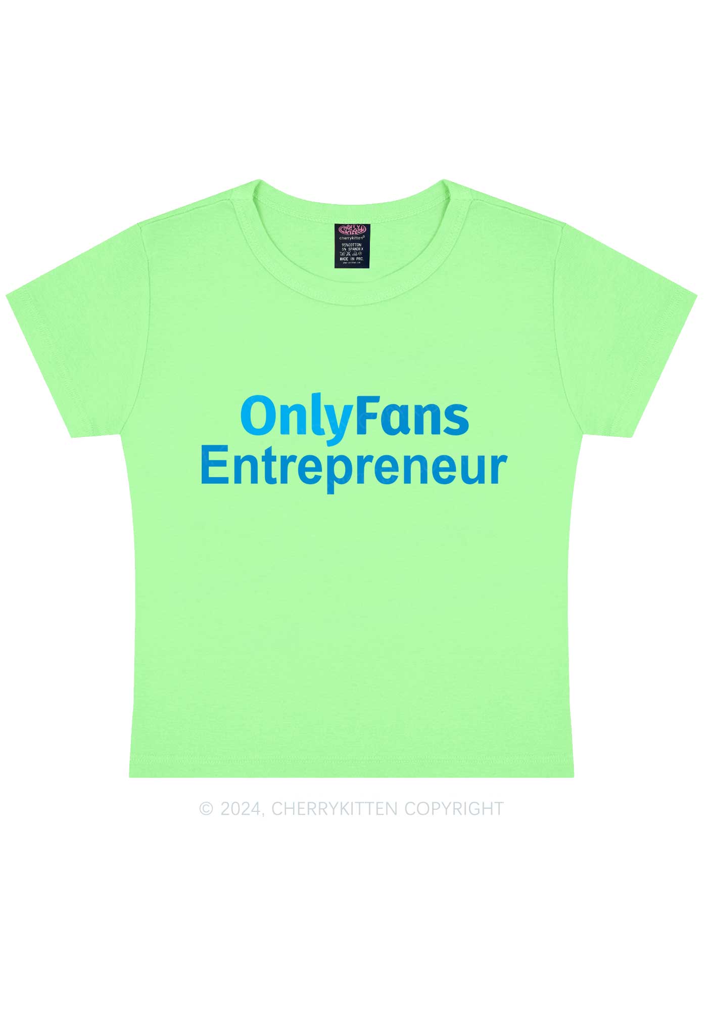 Only Fans Entrepreneur Y2K Baby Tee Cherrykitten