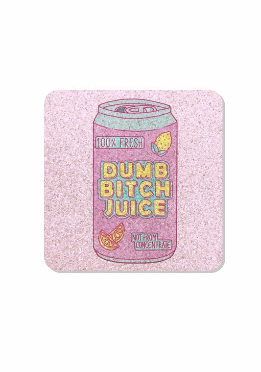 Dumb Bxxch Juice Y2K Cork Coaster Cherrykitten