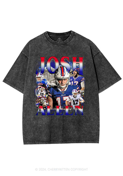 Vintage Josh Y2K Super Bowl Washed Tee Cherrykitten