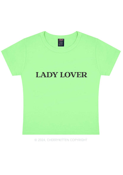 Lady Lover Y2K Baby Tee Cherrykitten