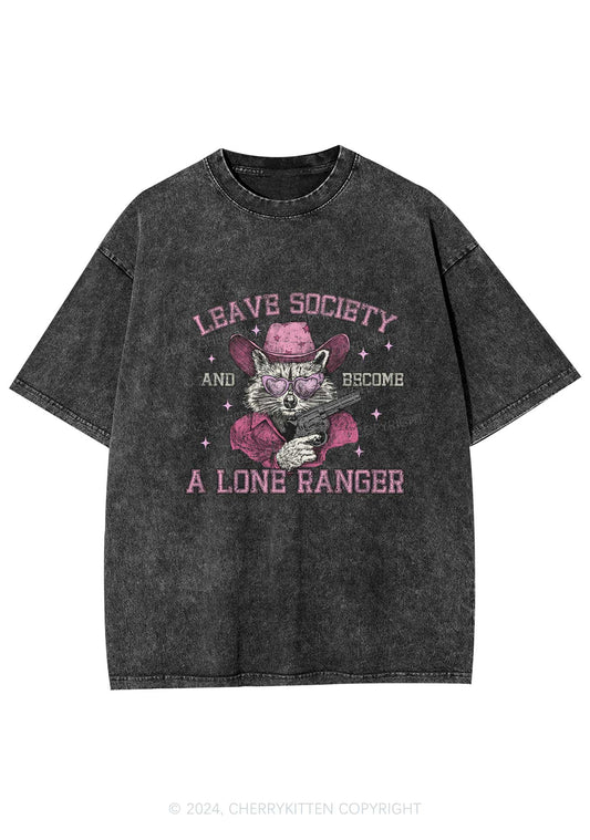 Leave Society Y2K Washed Tee Cherrykitten