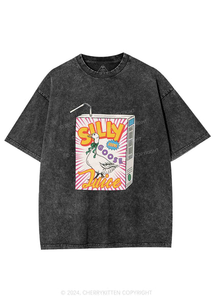 Silly Goose Juice Y2K Washed Tee Cherrykitten