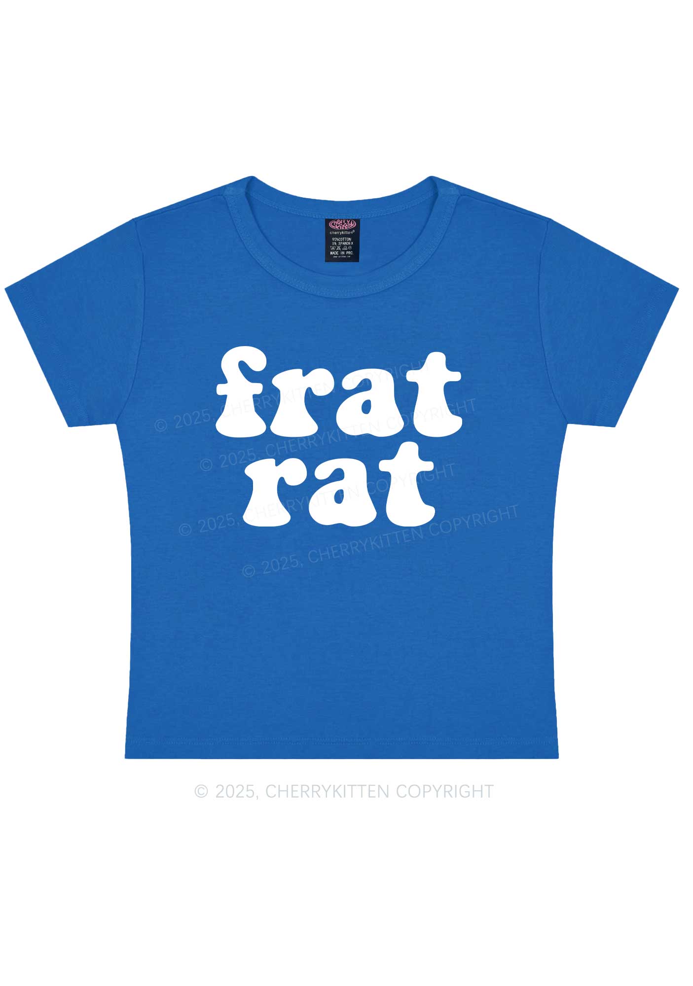 Frat Rat Y2K Baby Tee Cherrykitten