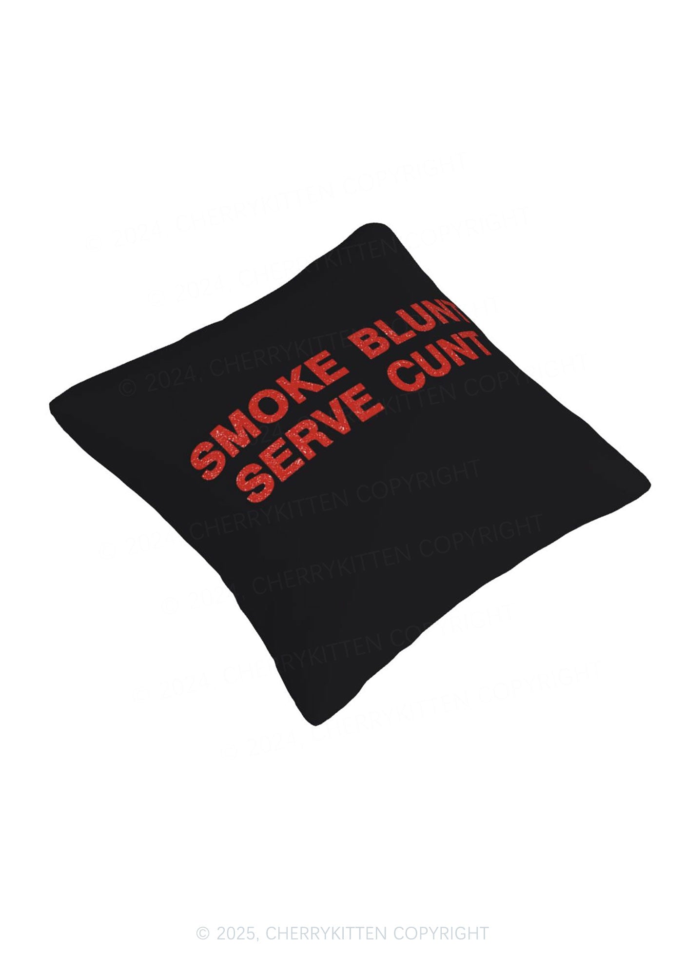 Smoke Blunt Y2K Throw Pillow Cover Cherrykitten