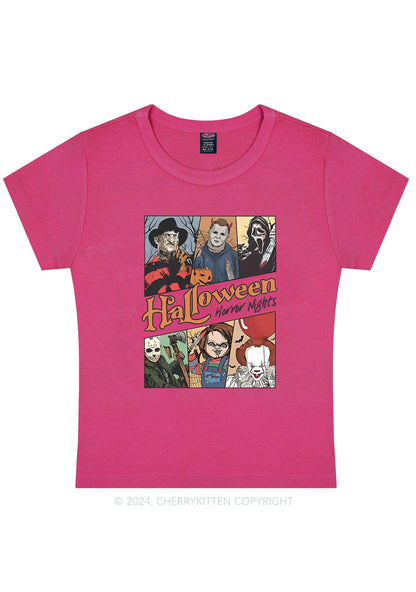 Halloween Horror Nights Y2K Baby Tee Cherrykitten