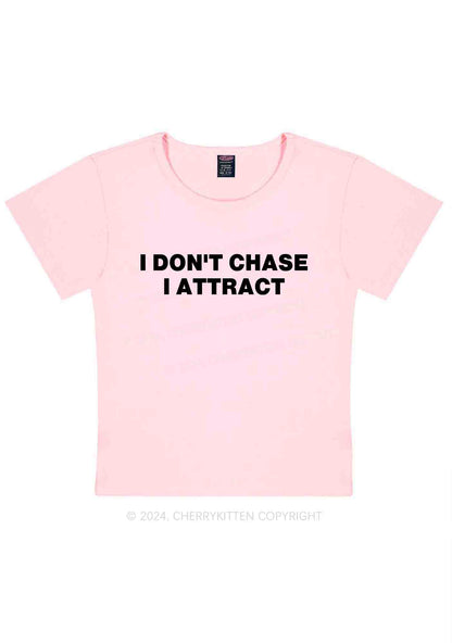 I Don't Chase Y2K Baby Tee Cherrykitten