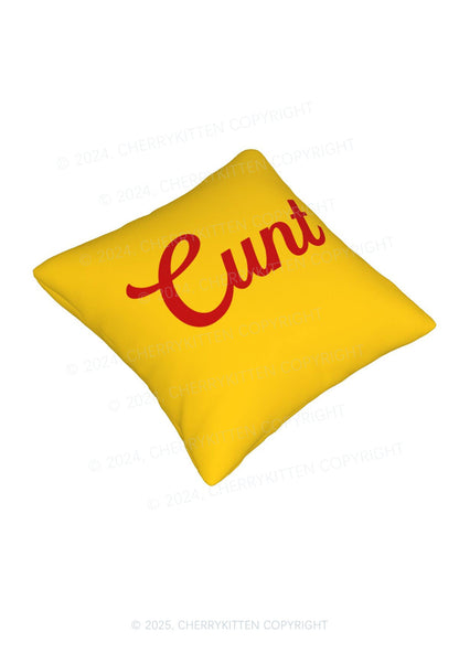 Cxxt Y2K Throw Pillow Cover Cherrykitten