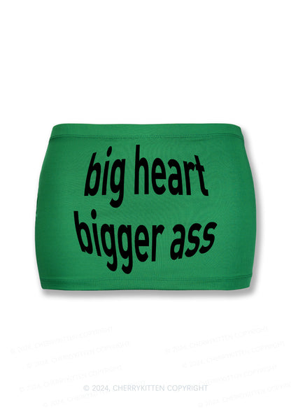 Big Heart Bigger Y2K Mini Hip Skirt Cherrykitten