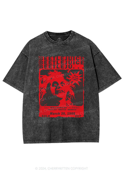 Halloween Speak My Name Y2K Washed Tee Cherrykitten