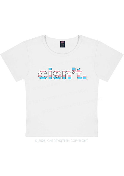 Cisn't Y2K Baby Tee Cherrykitten