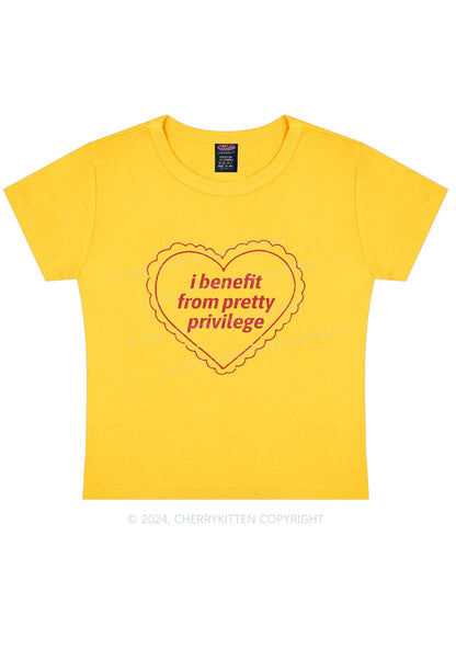 Pretty Privilege Y2K Baby Tee Cherrykitten