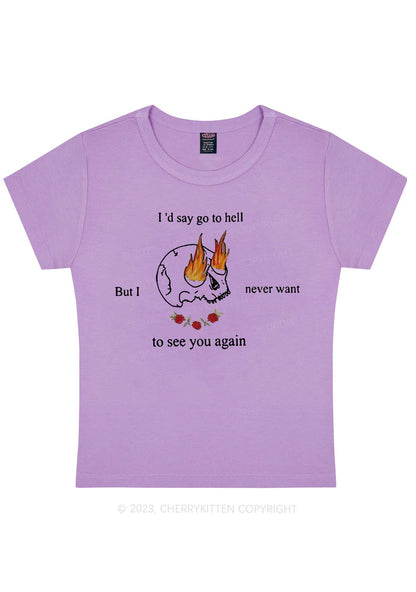 Curvy Go To Hell Y2K Baby Tee Cherrykitten