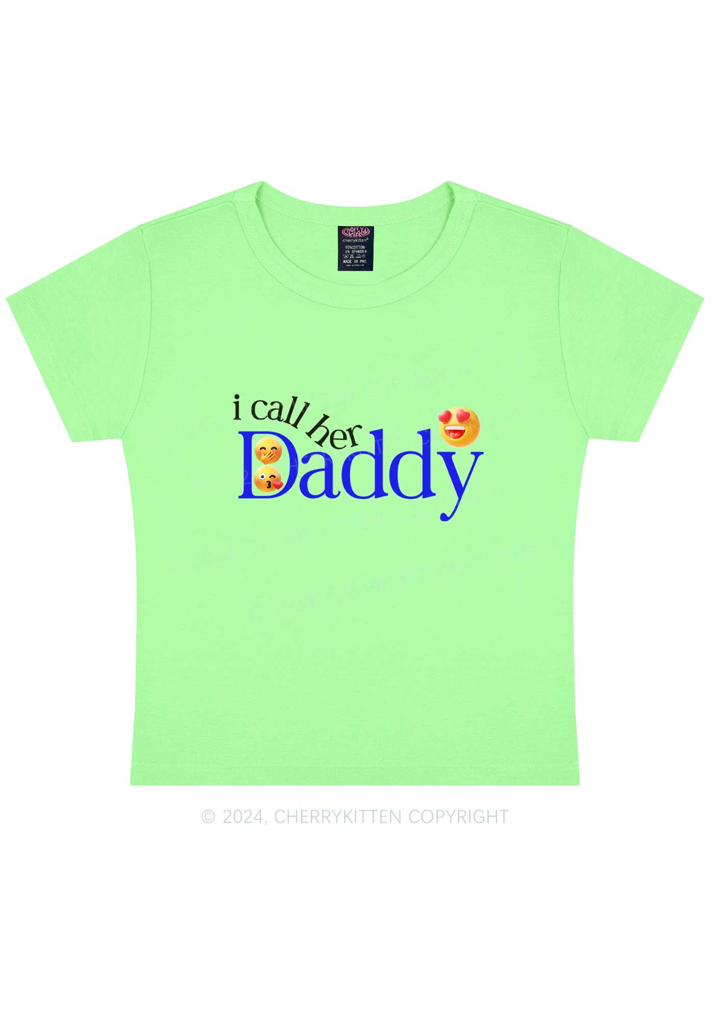 Call Her Daddy Y2K Baby Tee Cherrykitten