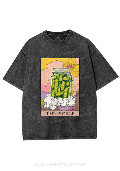 The Pickle Y2K Washed Tee Cherrykitten