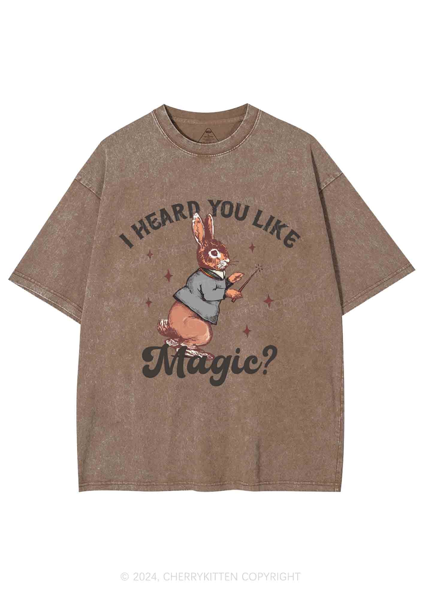 I Heard You Like Magic Y2K Washed Tee Cherrykitten