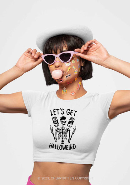 Let's Get Halloweird Halloween Baby Tee Cherrykitten