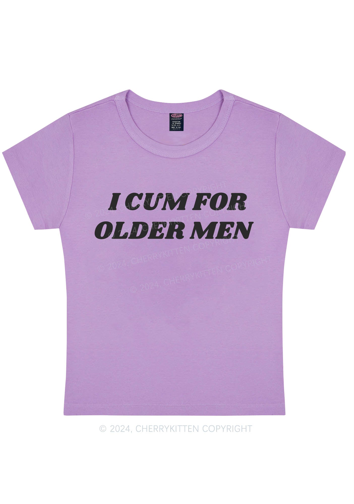 Come For Older Men Y2K Baby Tee Cherrykitten