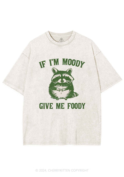 Im Moody Give Me Foody Y2K Washed Tee Cherrykitten