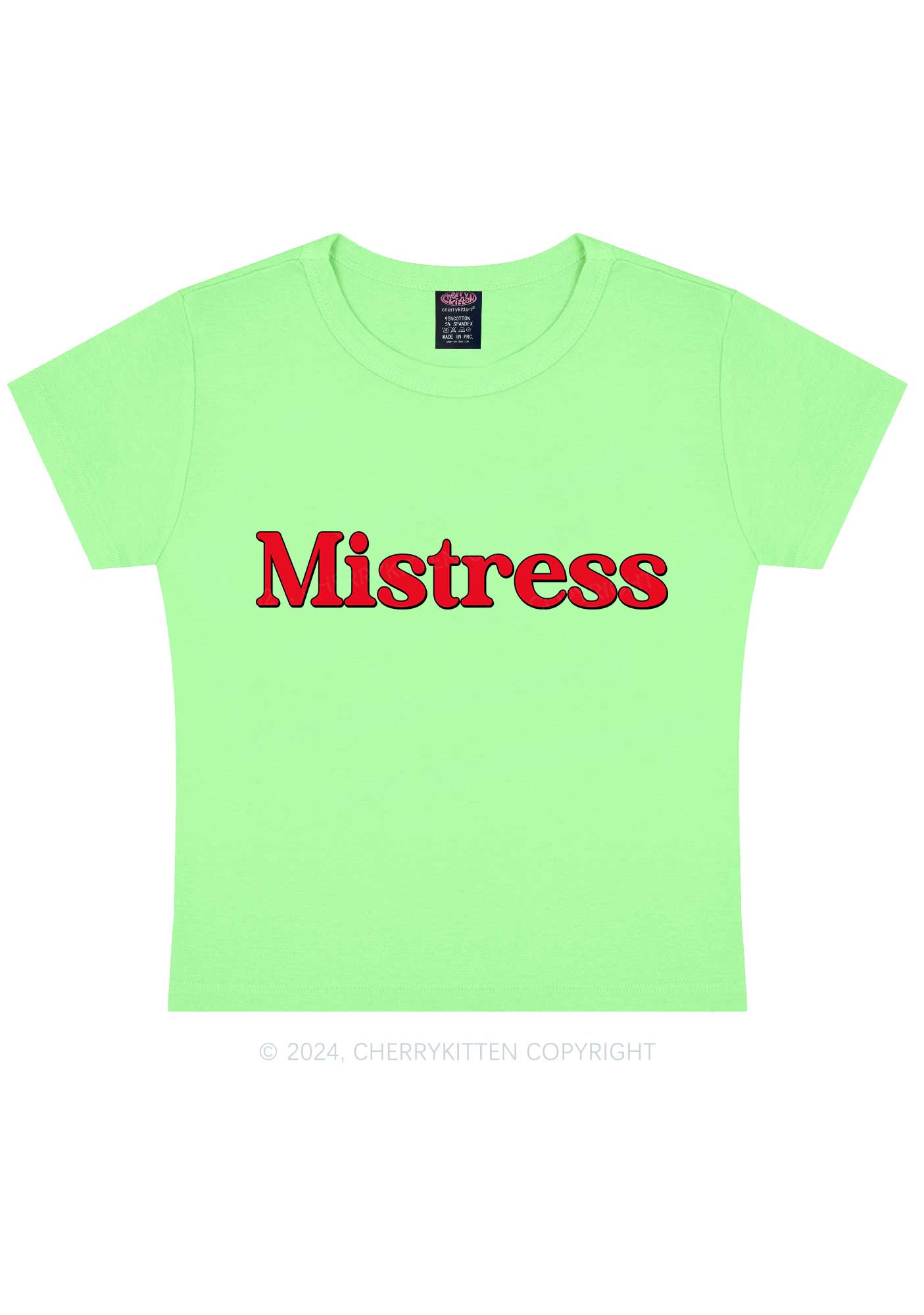 Mistress Y2K Baby Tee Cherrykitten