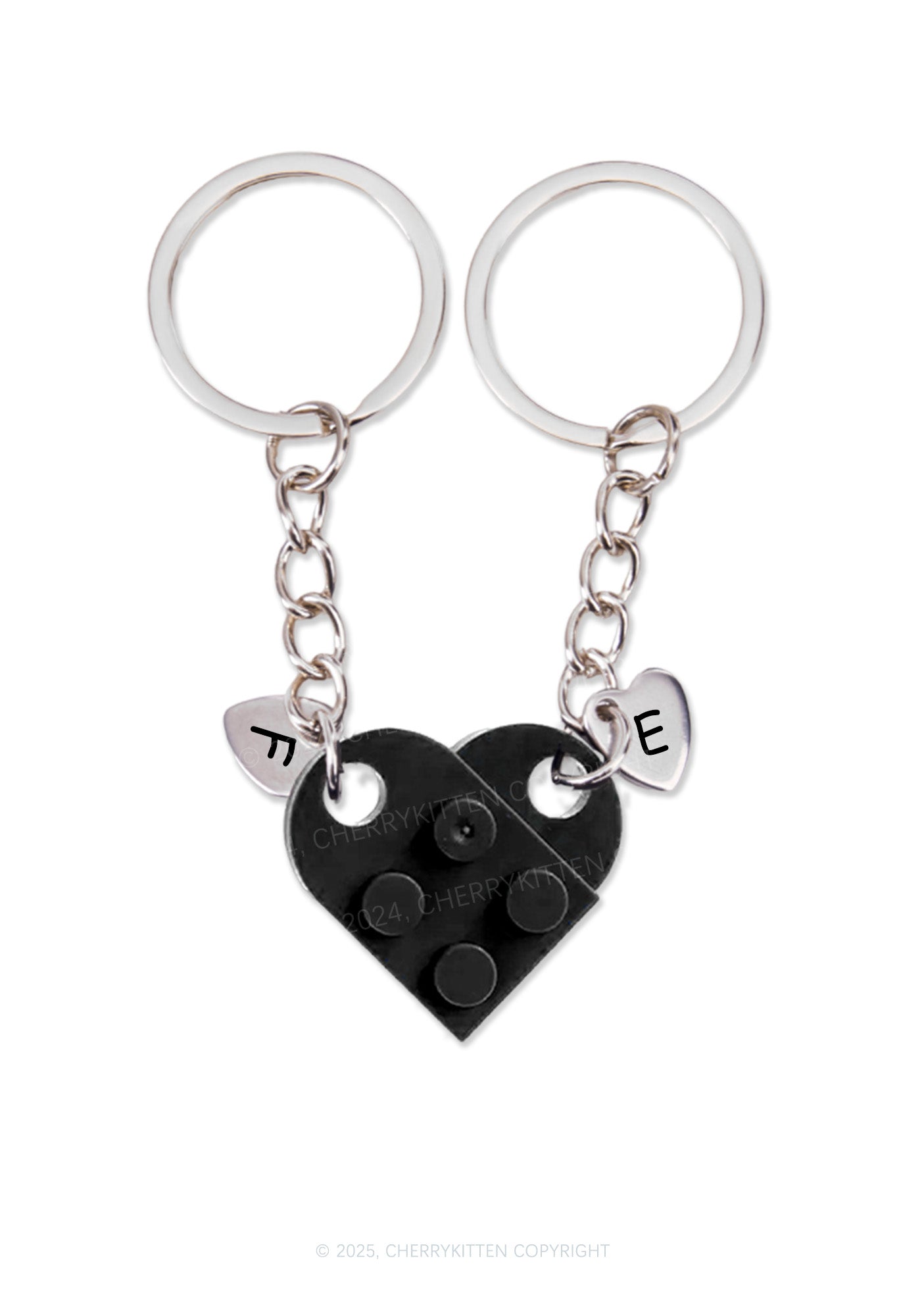 Valentine's Day Custom Love Building Block Y2K Keychain Cherrykitten