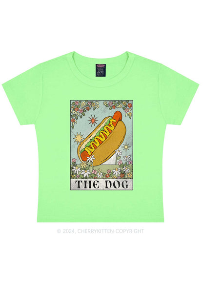 The Hot Dog Y2K Baby Tee Cherrykitten