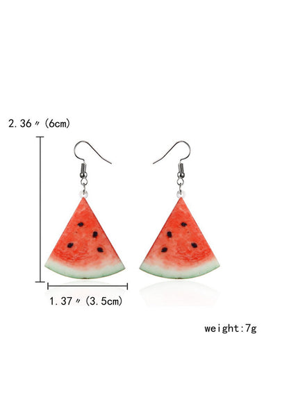 Acrylic Watermelon Y2K Earrings Cherrykitten