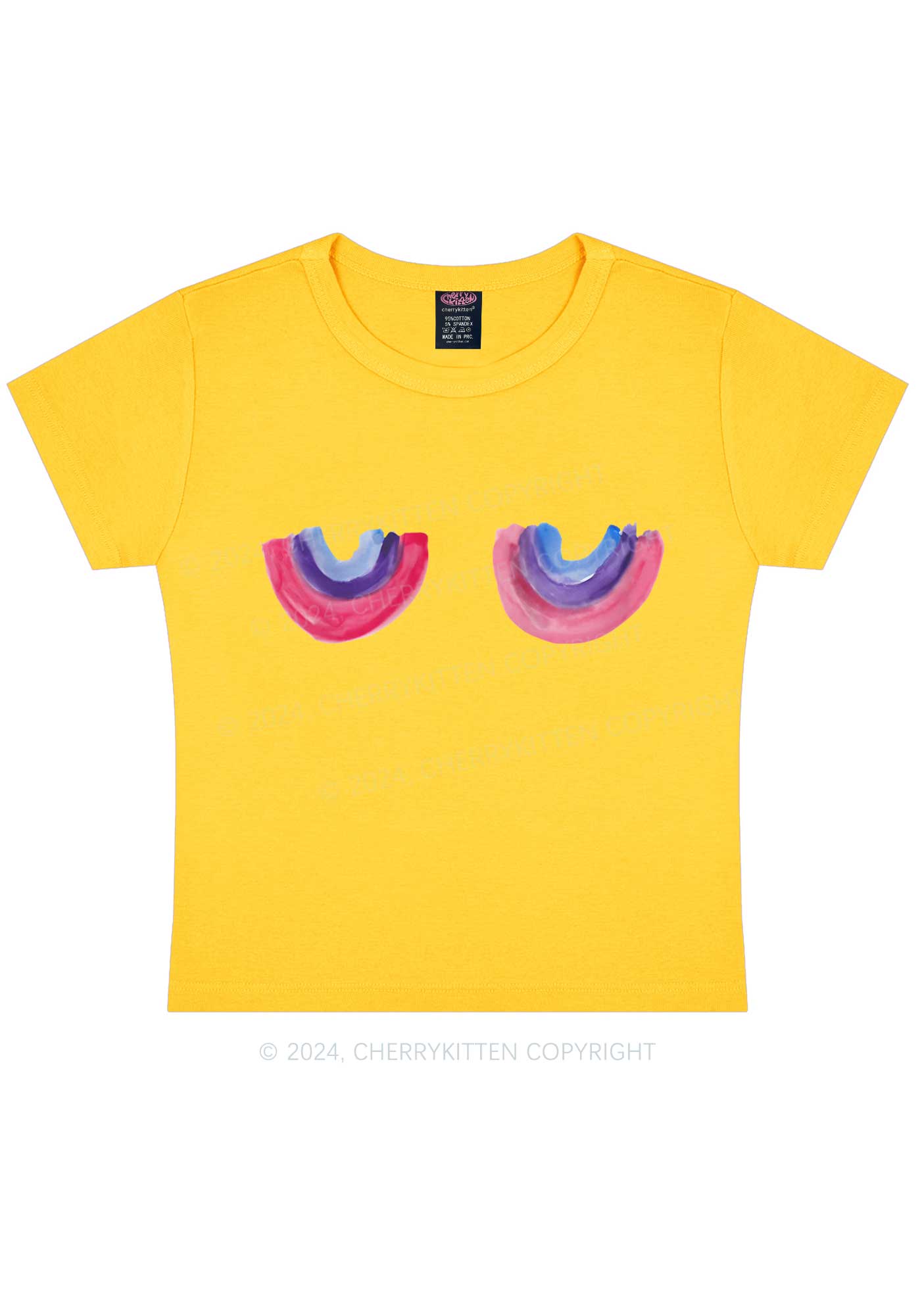 Bisexual Bxxb Y2K Baby Tee Cherrykitten