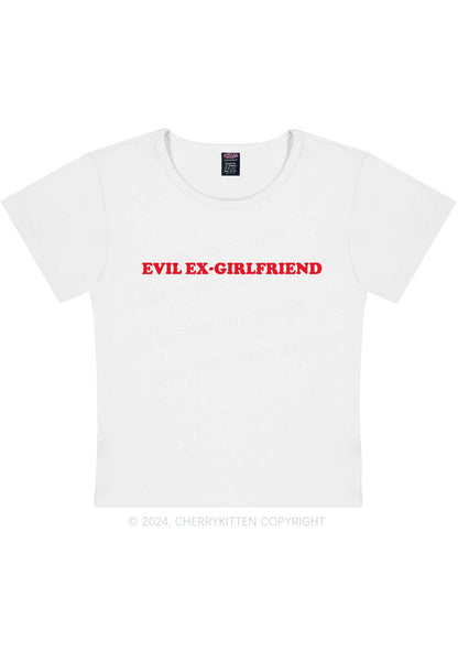 Evil Ex Girlfriend Y2K Baby Tee Cherrykitten